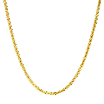 18K Goldplattierte Edelstahl Halskette